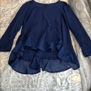 Blue long sleeve shirt